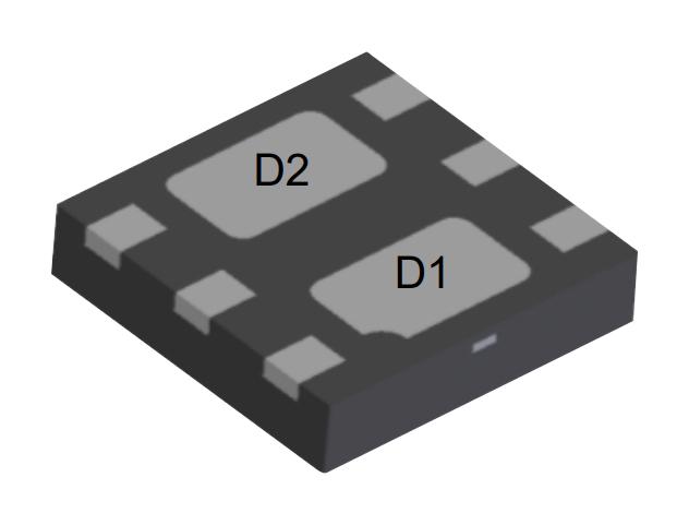 DMN3055LFDBQ-7 TRANSISTOR MOSFET DUAL, 30V, U-DFN2020-6 DIODES INC.