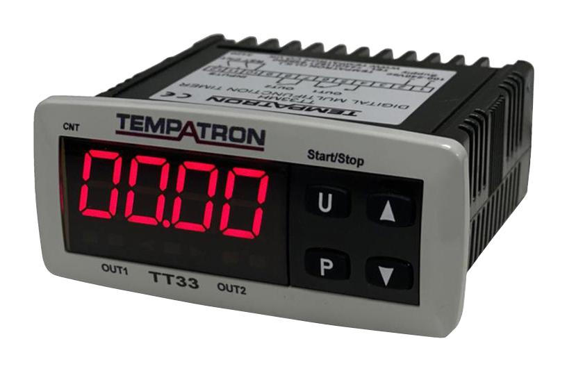 TT33MH TIMER, MULTIFUNCTION, 0.01S-9999H, 240V TEMPATRON
