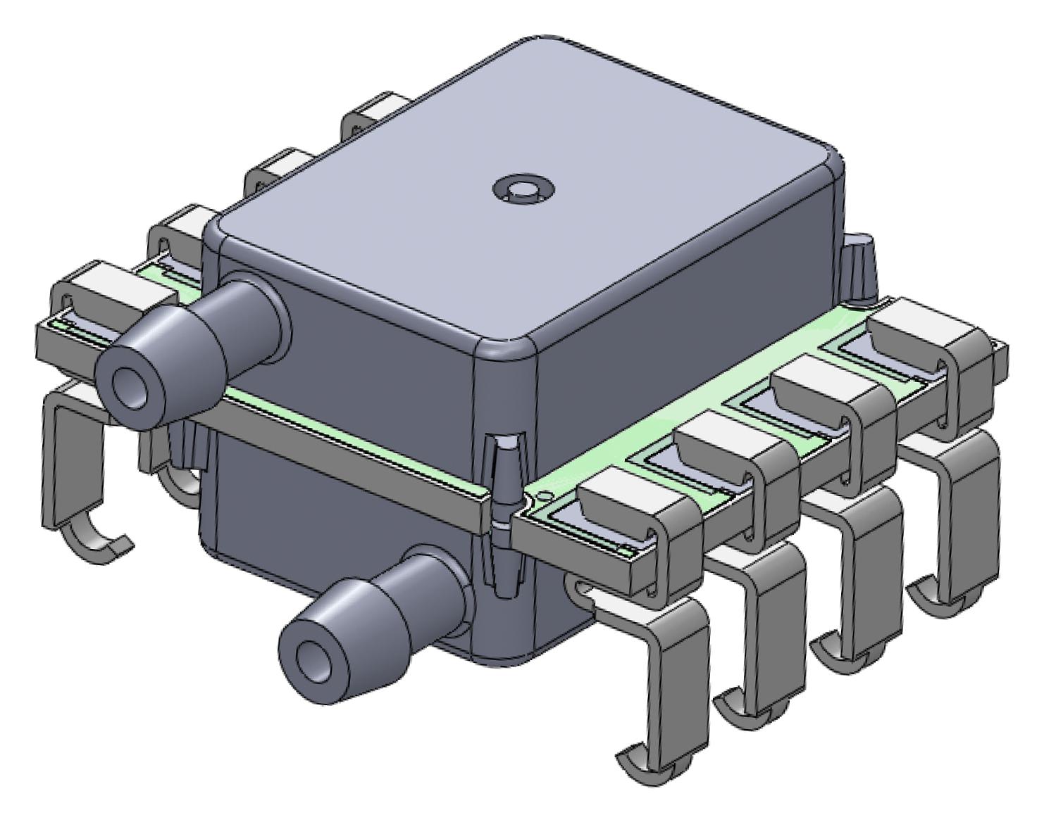 ELVH-MF12D-HRRJ-C-N3A4 PRESSURE SENSOR, 12.5MBAR, DIFF, I2C AMPHENOL ALL SENSORS