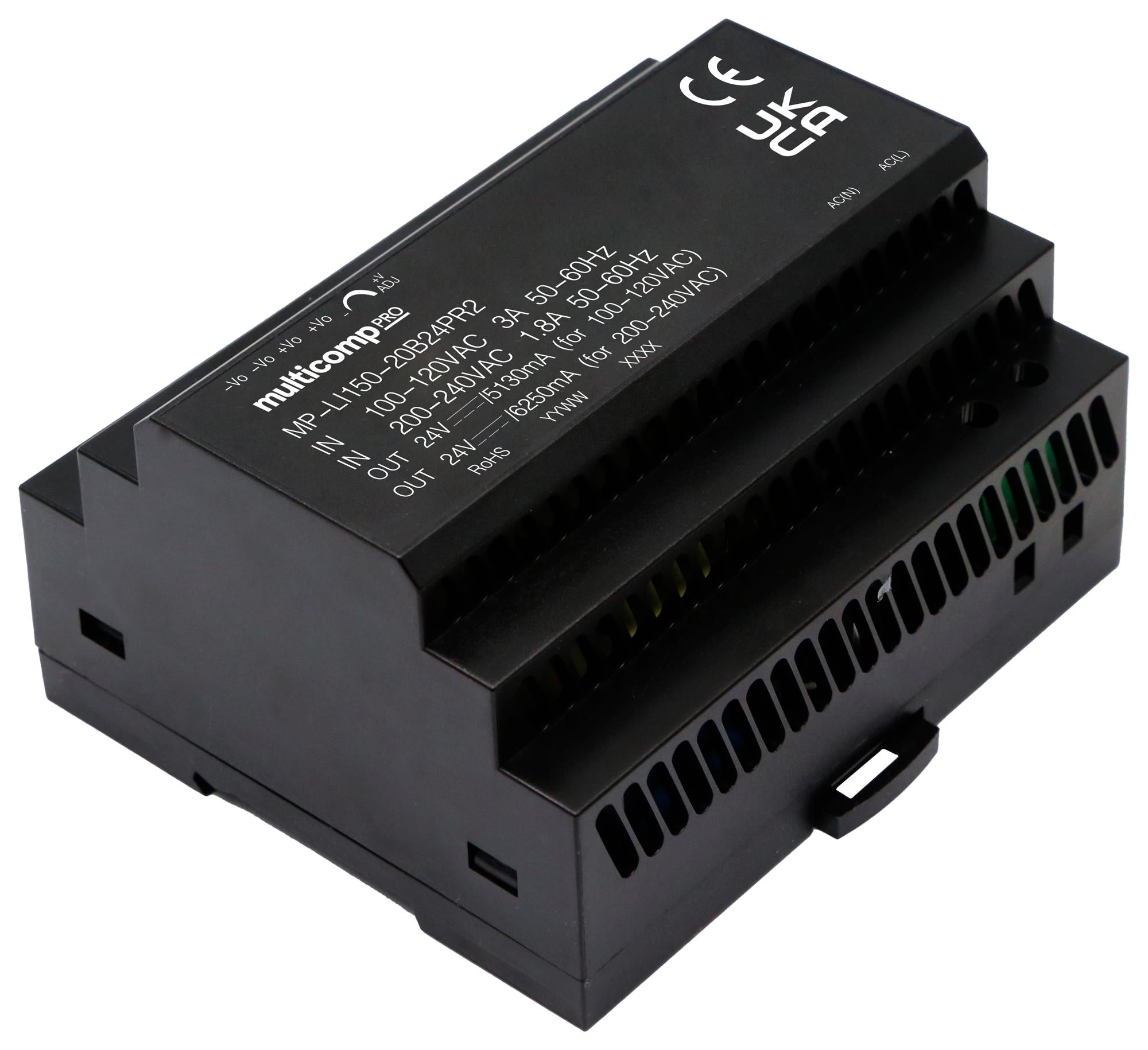 MP-LI150-20B24PR2 POWER SUPPLY, AC-DC, 24V, 6.25A MULTICOMP PRO