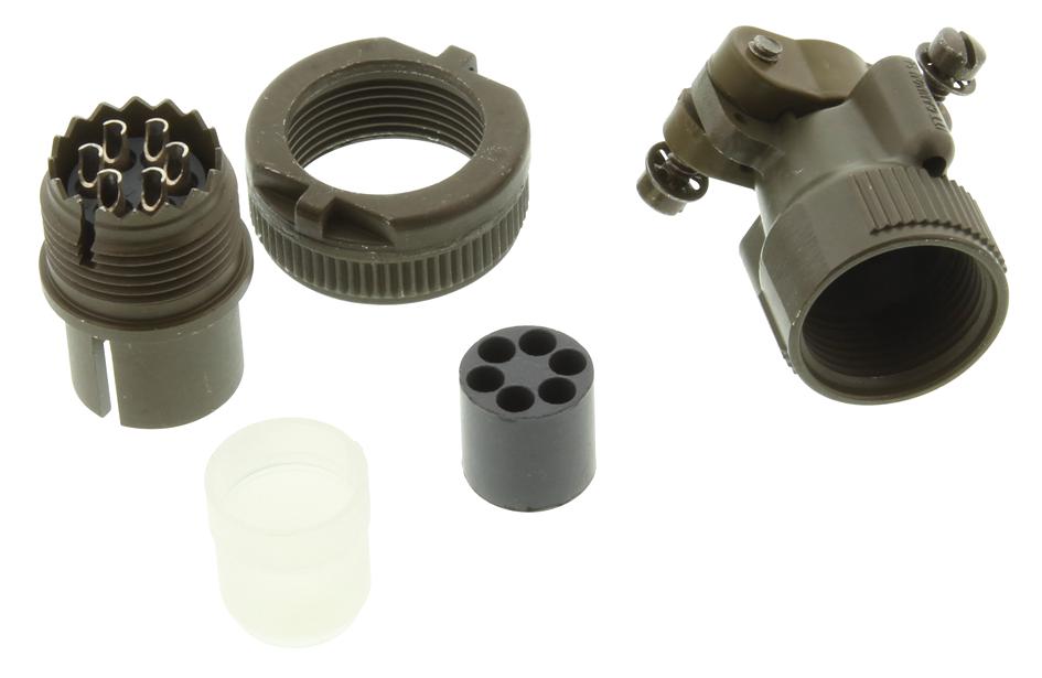 MS3106F14S-6P PLUG, FREE, 6WAY ITT CANNON