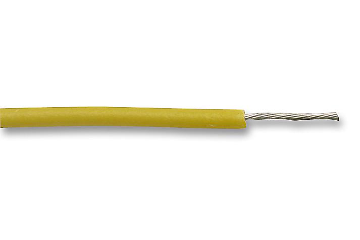 7055 YL005 HOOK-UP WIRE, 0.35MM2, YELLOW, 30.5M ALPHA WIRE