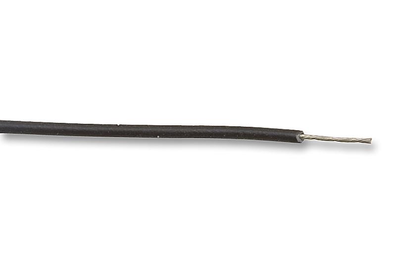 1854/19 BK005 WIRE, BLK, 24AWG, 19/36AWG, 30.5M ALPHA WIRE
