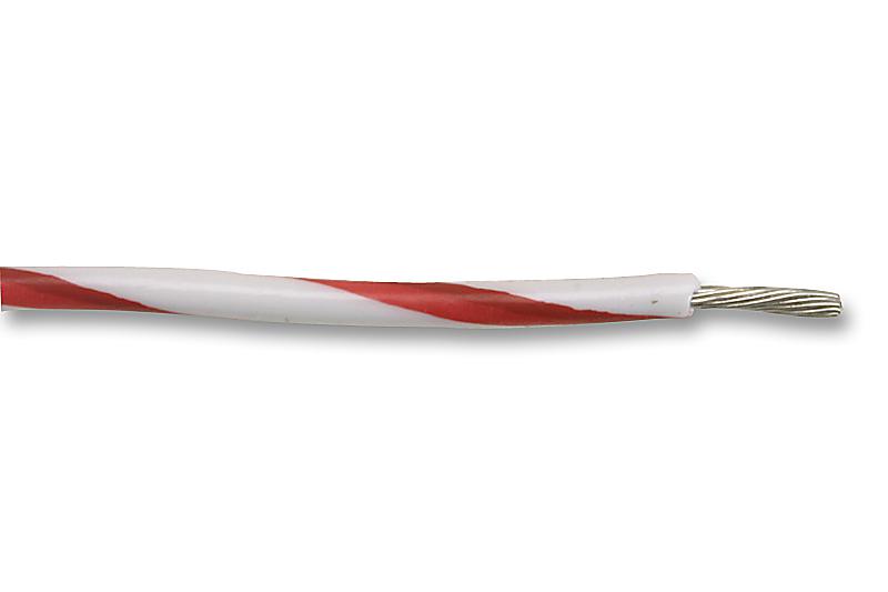 MP005391 HOOK-UP WIRE, 1.55MM, RED/WHITE, 100M MULTICOMP PRO