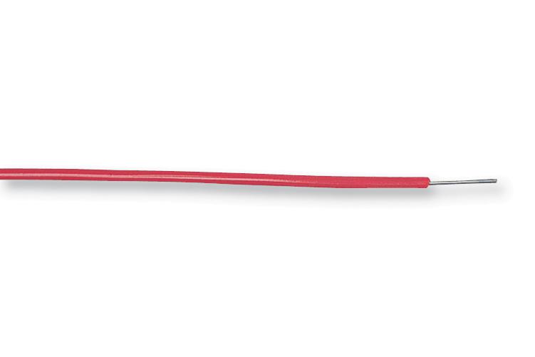 SPC00440A001 25M WIRE, PTFE, A, RED, 1/0.4MM, 25M BRAND REX