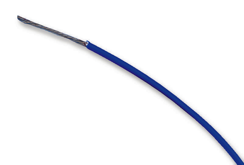 5954 BL001 HOOK-UP WIRE, 0.2MM2, 305M, BLUE ALPHA WIRE