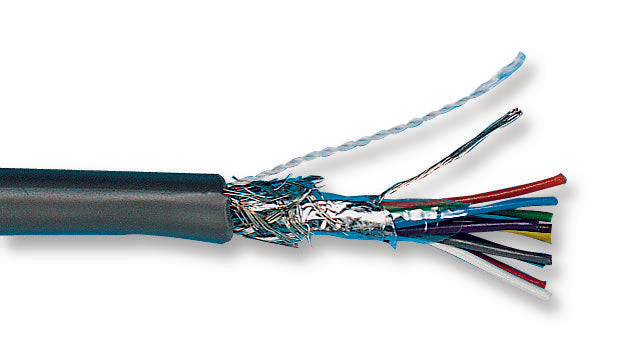 86107CY SL005. CABLE, 26AWG, 7 CORE, SLATE, 30.5M ALPHA WIRE