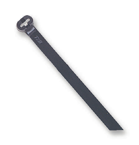 TYB25MX CABLE TIE, TY-RAP, BLK, 186MM PK1K ABB - THOMAS & BETTS