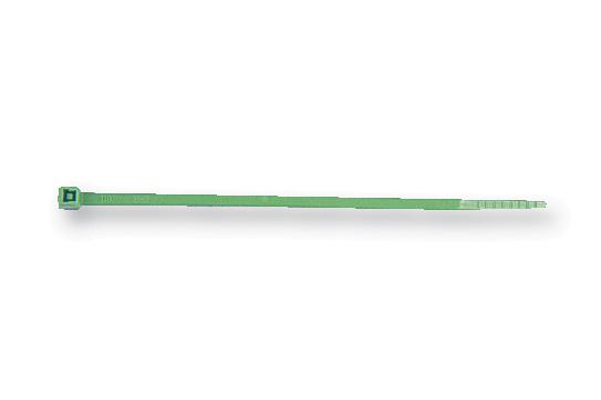 111-03014 CABLE TIE, GREEN, 150MM, PK100 HELLERMANNTYTON