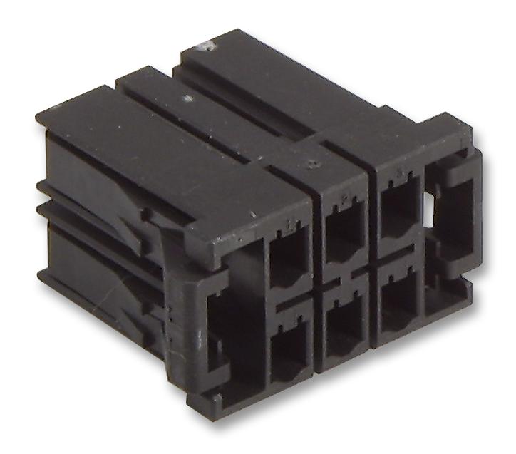 3-178129-6 CONNECTOR HOUSING, RCPT, 6POS, 5.08MM AMP - TE CONNECTIVITY