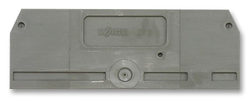 281-334 END PLATE, 4MM WAGO