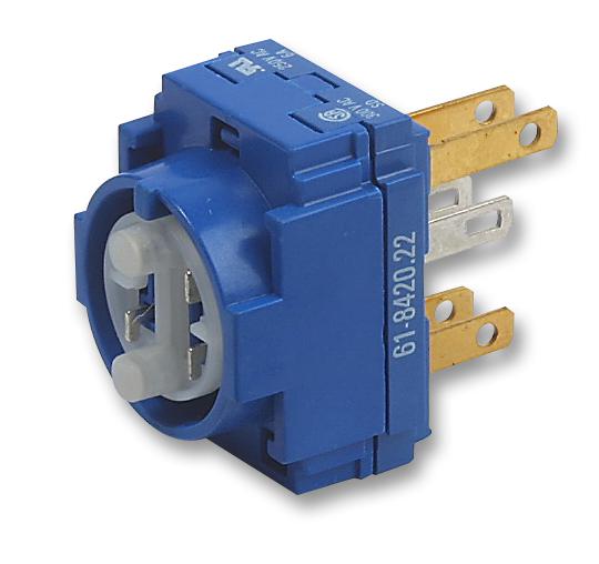 61-8420.22 CONTACT BLOCK, 2NO EAO