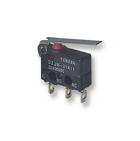 D2JW-01K11 MICROSWITCH, LEVER OMRON