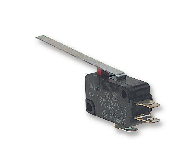 VX53-1A3 MICROSWITCH, V3, LONG LEVER OMRON