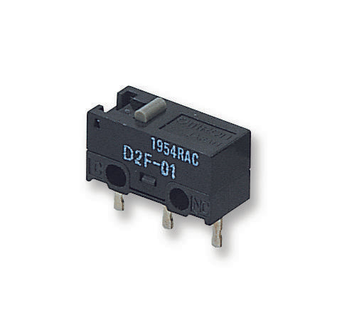 D2F MICROSWITCH, BROAD PLUNGER OMRON