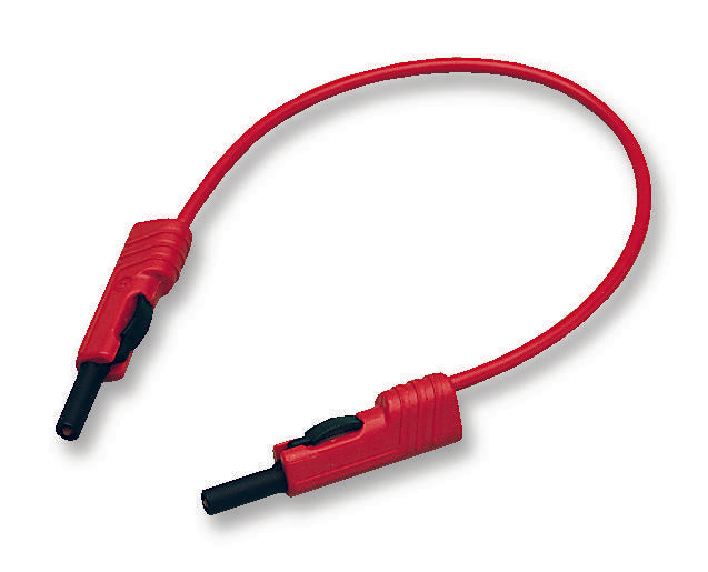 973646101 TEST LEAD, RED, 1M, 60V, 16A HIRSCHMANN TEST AND MEASUREMENT