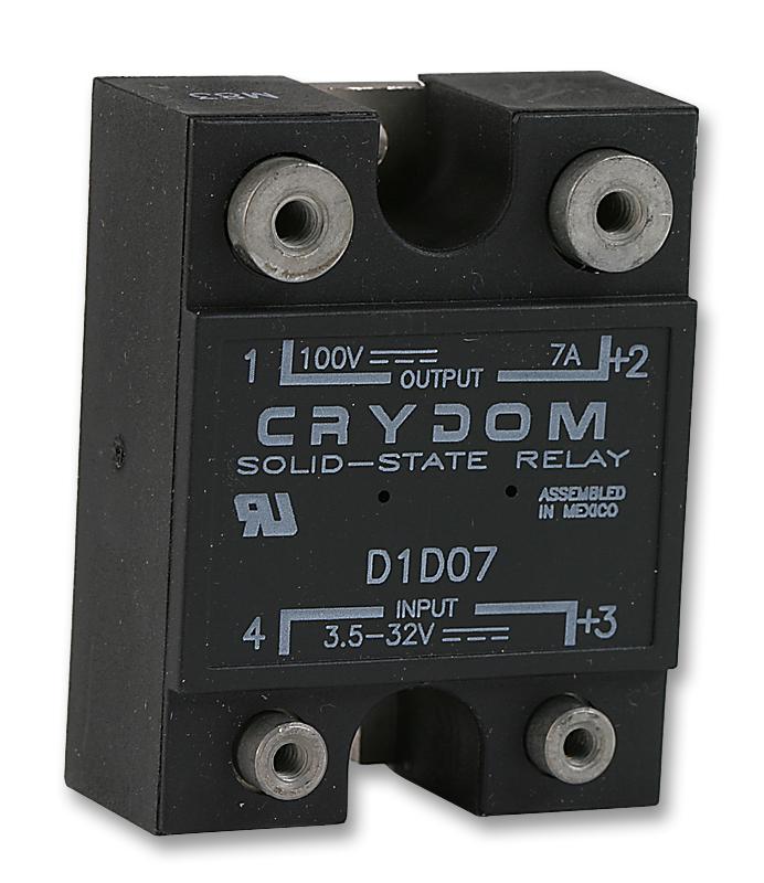 D1D07 SSR, 7A, 100VDC SENSATA/CRYDOM