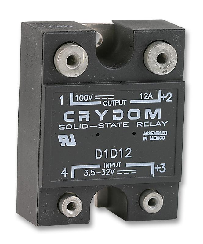 D1D12 SSR, 12A, 100VDC SENSATA/CRYDOM