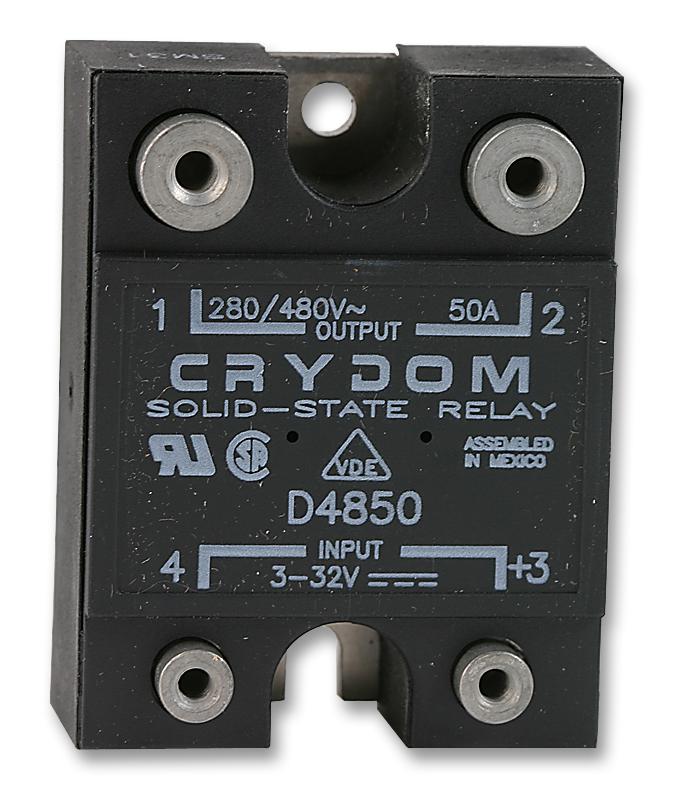 D4850 SSR, 50A, 480VAC SENSATA/CRYDOM
