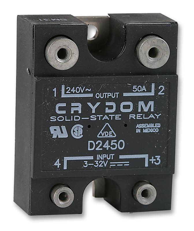 D2450 SSR, 50A, 240VAC SENSATA/CRYDOM