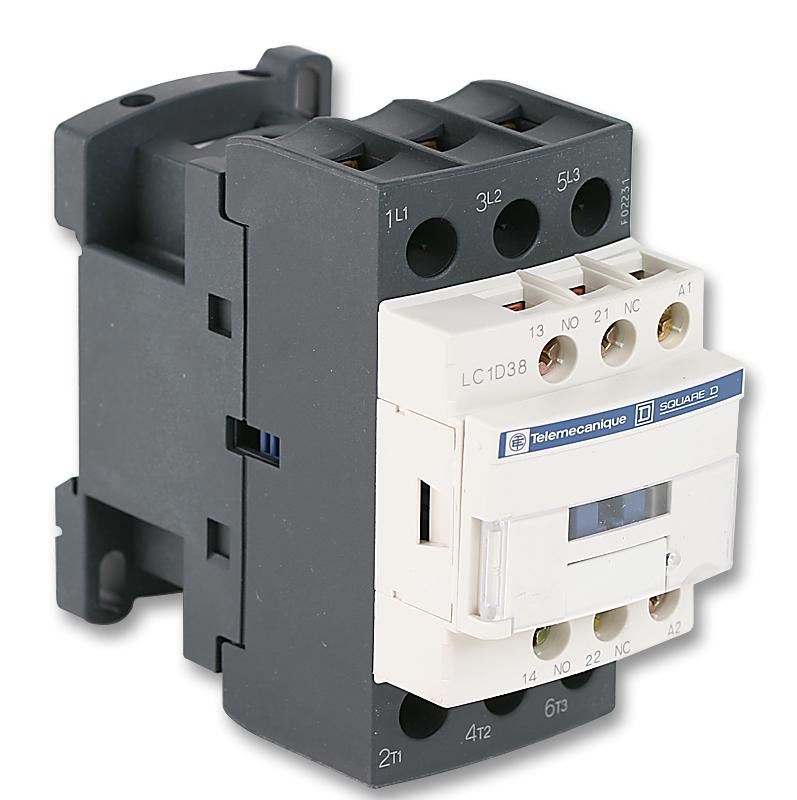 LC1D38P7 CONTACTOR, 18.5KW, 230VAC SCHNEIDER ELECTRIC