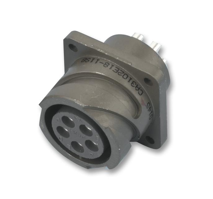 CA3102E18-1SB RECEPTACLE, FIXED, 10WAY ITT CANNON