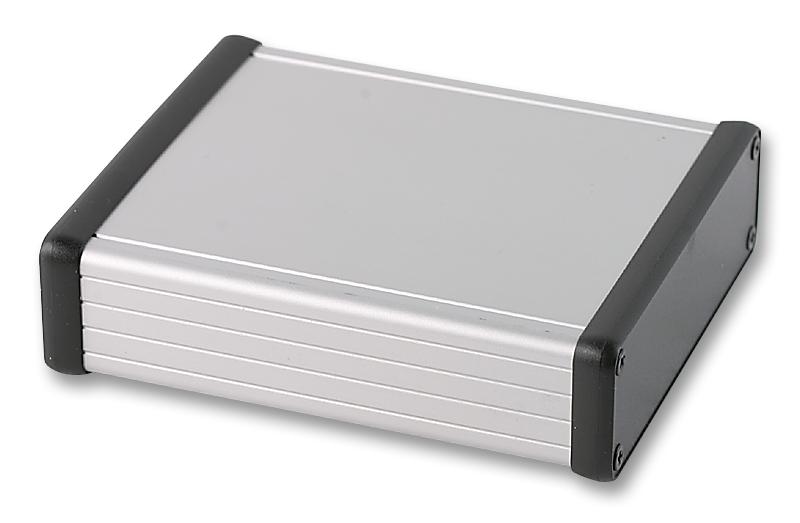 1455L1202 ENCLOSURE, CLEAR, BLACK END PLATE HAMMOND