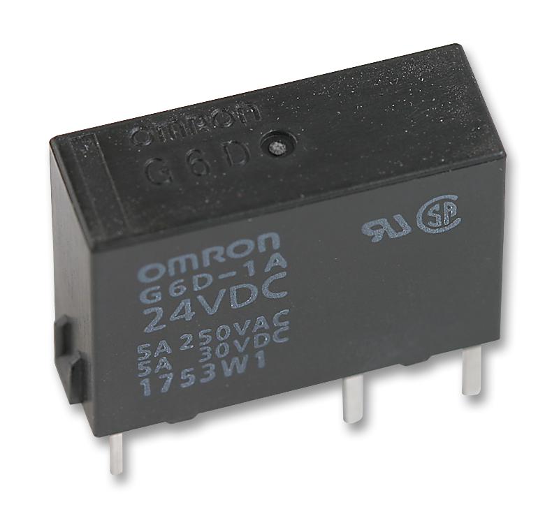 G6D-1A-ASI  DC24 RELAY, SPST-NO, 250VAC, 30VDC, 5A OMRON