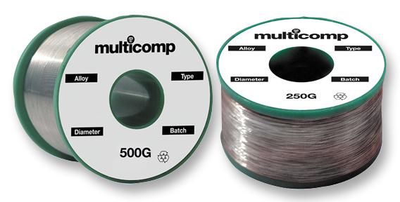 595006 SOLDER WIRE, LEAD FREE, 1.2MM, 500G MULTICOMP
