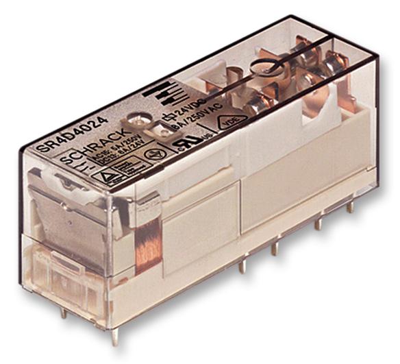 SR4M4012 RELAY, SAFETY, 3NO, SPST-NC, 250VAC, 8A SCHRACK - TE CONNECTIVITY