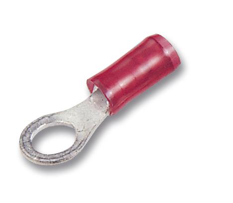 0-0031894-0 TERMINAL, RING TONGUE, 6MM, CRIMP, RED AMP - TE CONNECTIVITY