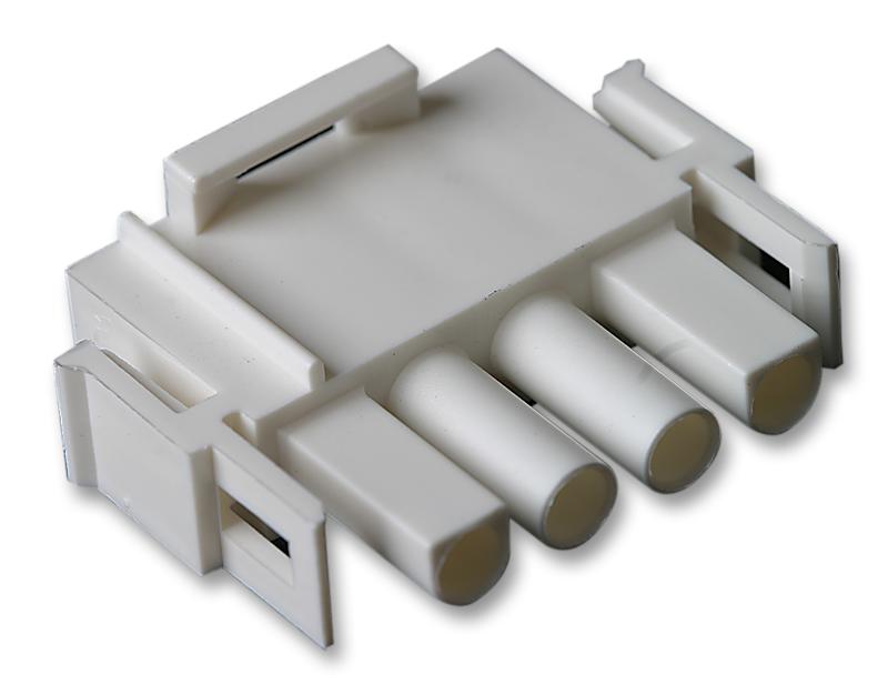 350779-4 CONNECTOR, HOUSING, PLUG, 4 WAY, NYLON AMP - TE CONNECTIVITY