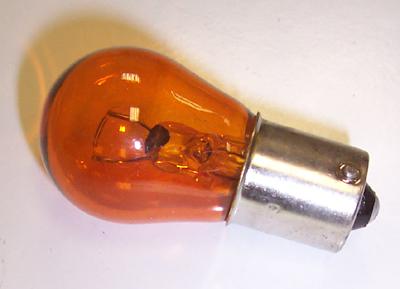R343 STOP/FLASHER LAMP, R343 12V 21W AMBER RING