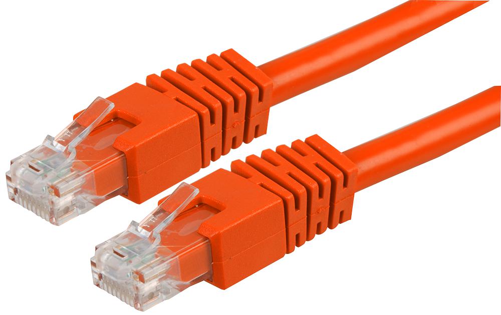 PS11205 PATCH CORD, RJ45 PLUG, CAT6, 3M, ORANGE PRO SIGNAL