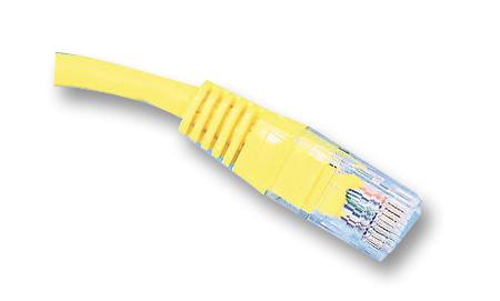 PS11051 PATCH LEAD,  CAT 5E,  0.5M YELLOW PRO SIGNAL