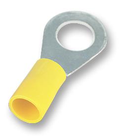 FVGS4-6  (LF) K CRIMP TERMINAL, RING, 4MM, YELLOW, PK50 JST (JAPAN SOLDERLESS TERMINALS)