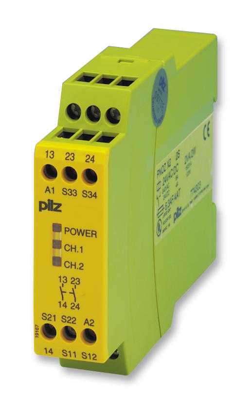 774-306 PNOZ/X2.1/24V RELAY, SAFETY, DPST-NO, 240VAC, 6A PILZ