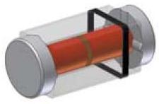 BAV202-GS08 DIODE, SWITCHING, QUADROMELF VISHAY