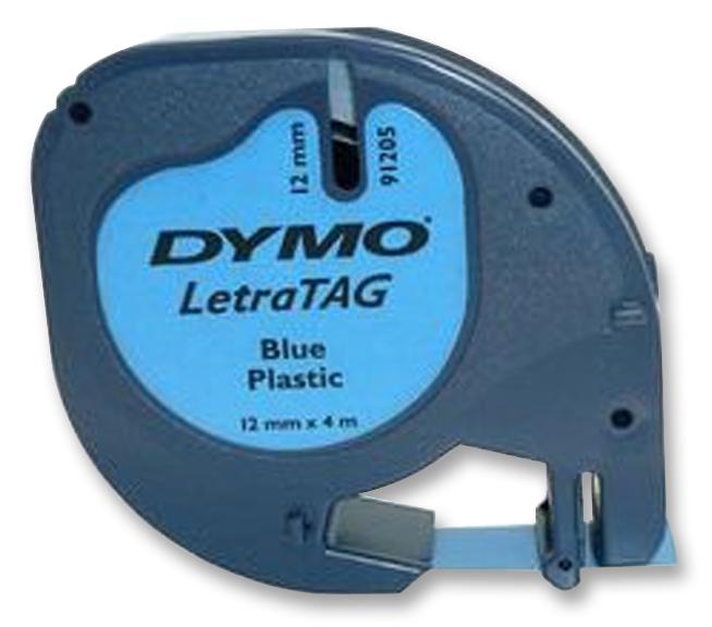 S0721650 LABEL, TAPE, PLASTIC, BLUE, 12MMX4M DYMO