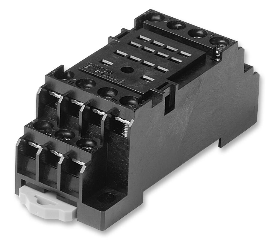 PYF14ESSB RELAY SOCKET, FRONT MNT, 4 POLE, 12A OMRON