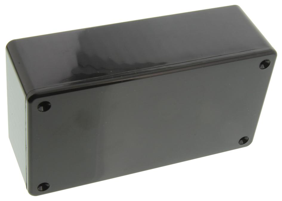 1591CBK BOX, ABS, BLACK, 120X65X40MM HAMMOND