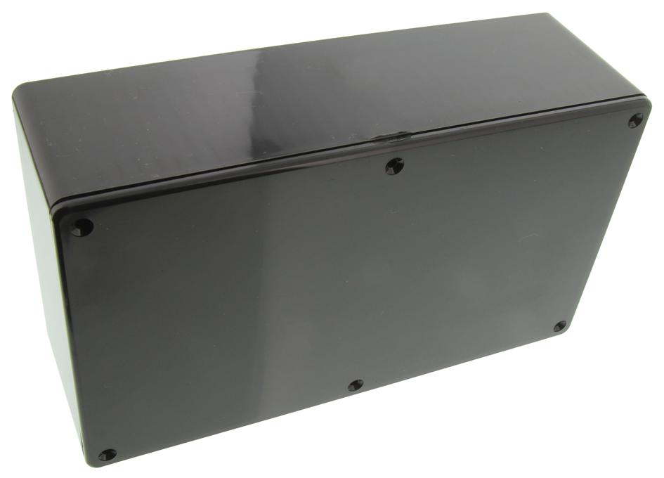 1591EBK BOX, ABS, BLACK, 191X110X61MM HAMMOND