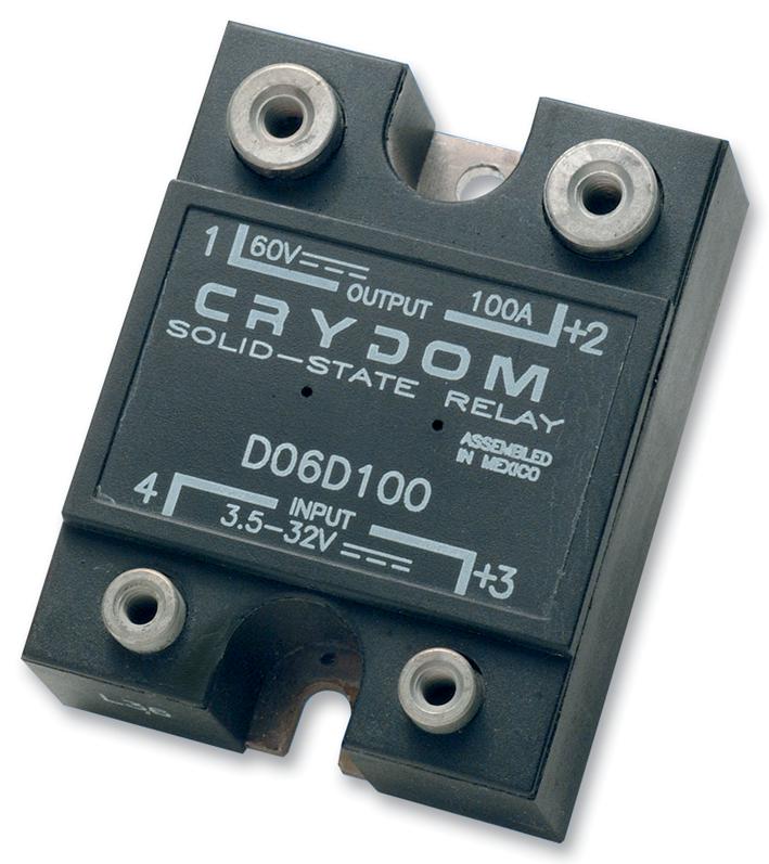 D06D100 SSR, 100A, 3.5-32VDC, 0-60VDC SENSATA/CRYDOM