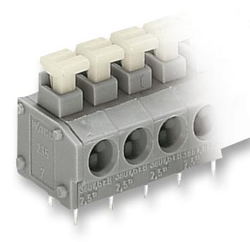 235-404/331-000. TERMINAL BLOCK, WIRE TO BRD, 4POS, 14AWG WAGO