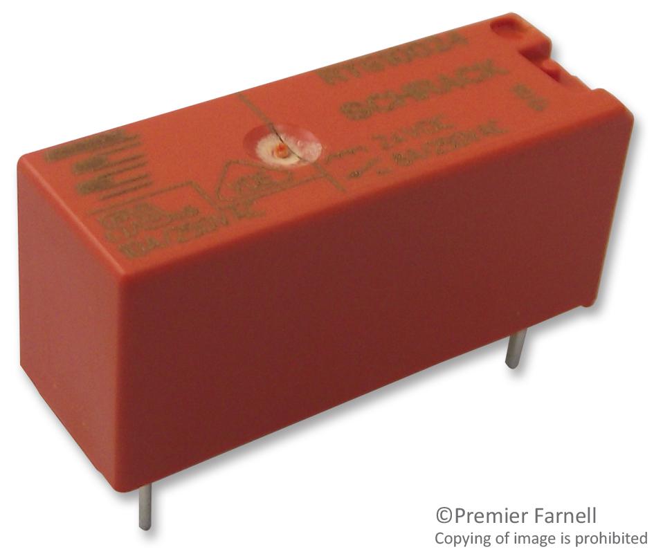 RY531012 POWER RELAY, SPST-NO, 12VDC, 8A, THT SCHRACK - TE CONNECTIVITY