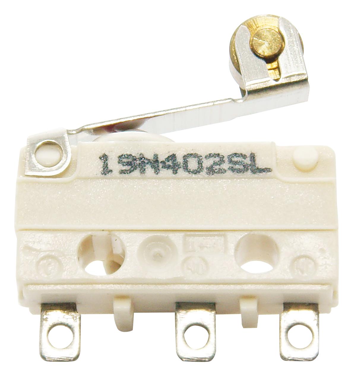 19N402R15 MICROSWITCH, V4, ROLLER LEVER ITW SWITCHES
