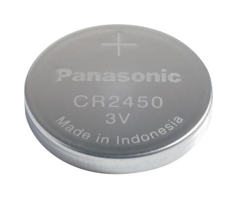 CR-2450/BS CELL, LITHIUM COIN, 620MAH, 2450 PANASONIC