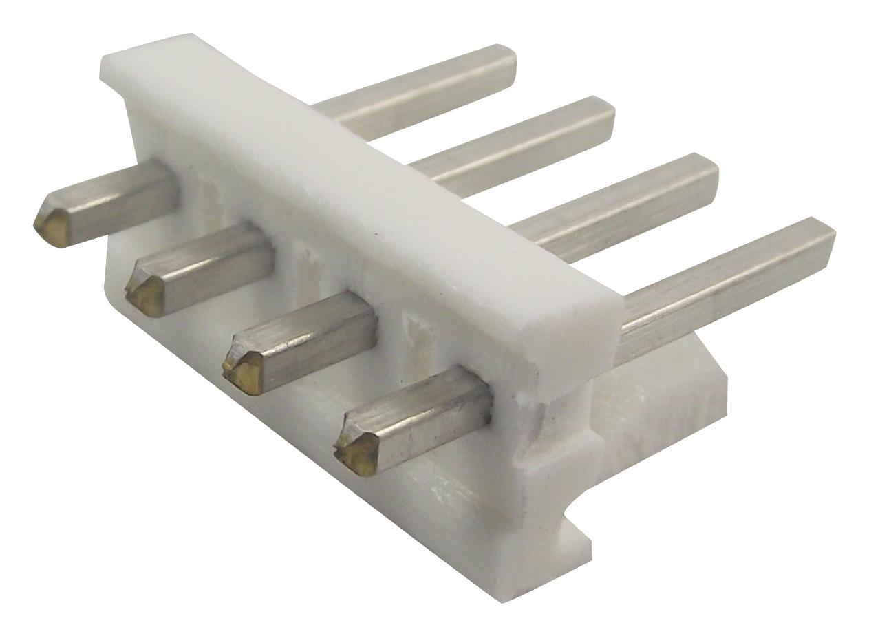 640445-4 CONNECTOR, HEADER, THT, 3.96MM, 4WAY AMP - TE CONNECTIVITY