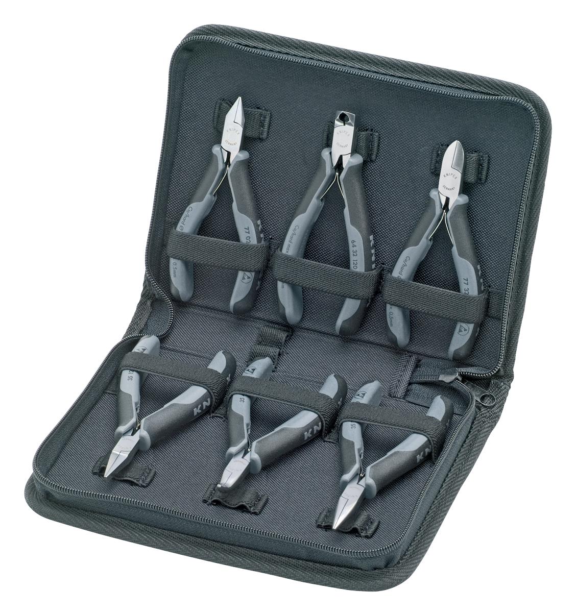 00 20 17 PLIER/CUTTER SET, ESD, 6PC KNIPEX