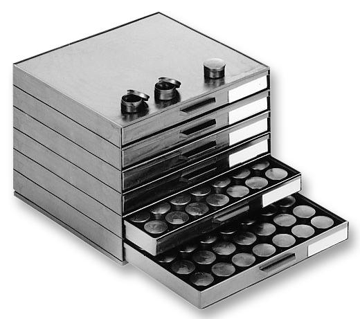 A1-1 SMD CABINET, 6DRAWER, BLACK, ESD 252 CONT LICEFA